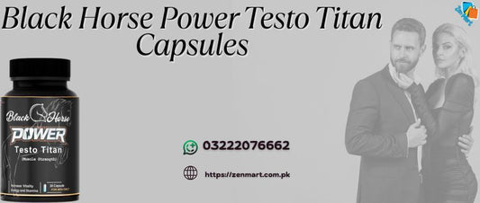 Black Horse Power Testo Titan Capsules Price in Pakistan, Lahore, Karachi - 03222076662