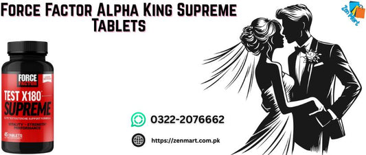 Force Factor Alpha King Supreme Tablets Price in Pakistan - 03222076662