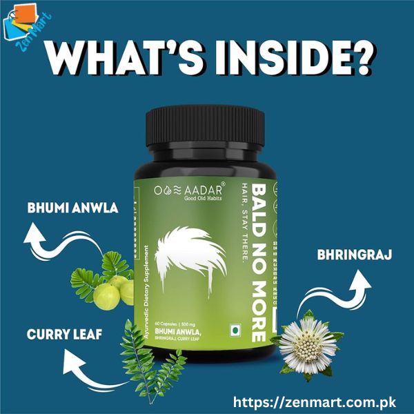 Aadar Bald No More Hair Capsules For Men