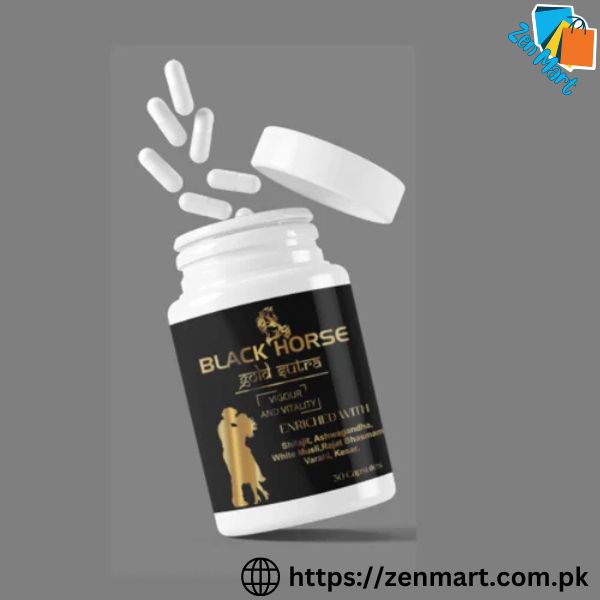 Black Horse Herbal Capsules Vigour & Vitality