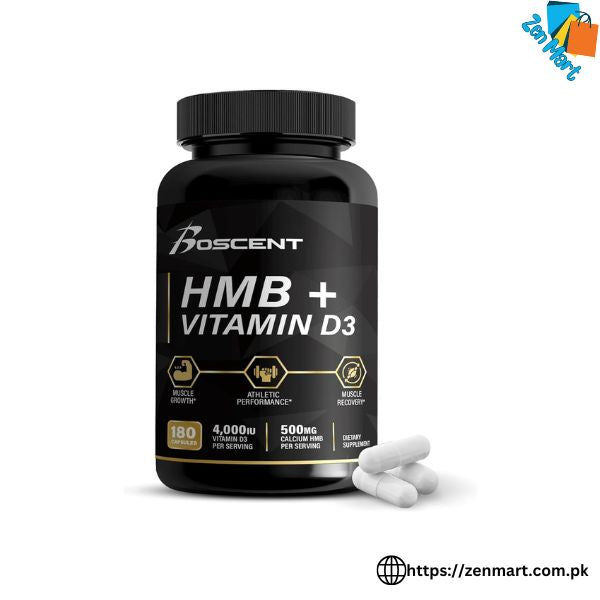 Boscent HMB Plus Vitamin D3 Capsules