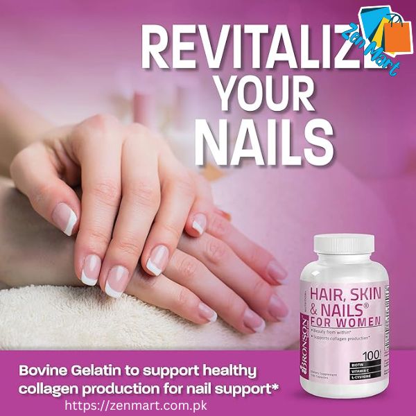 Bronson Hair Skin & Nails Supplement For Women