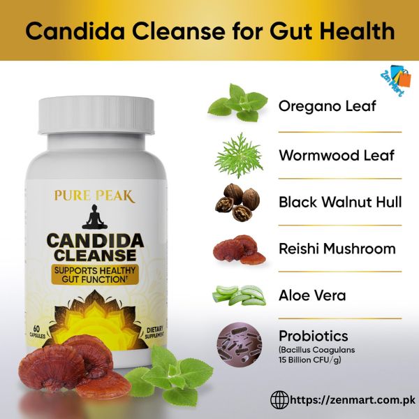 Candida Cleanse Capsules For Gut Health Price