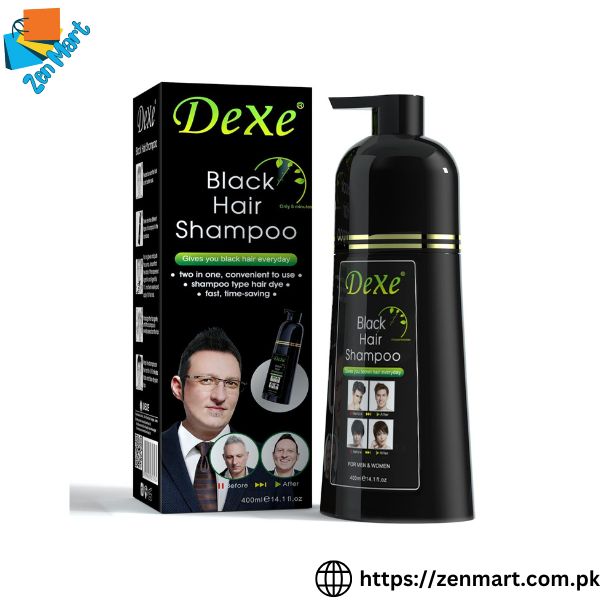 Dexe Black Hair Color Shampoo
