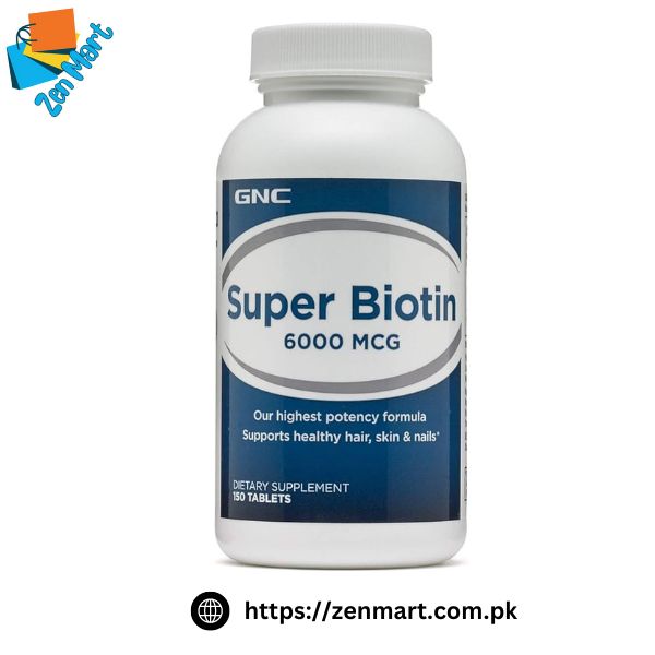 GNC Super Biotin 6000 MCG Tablets