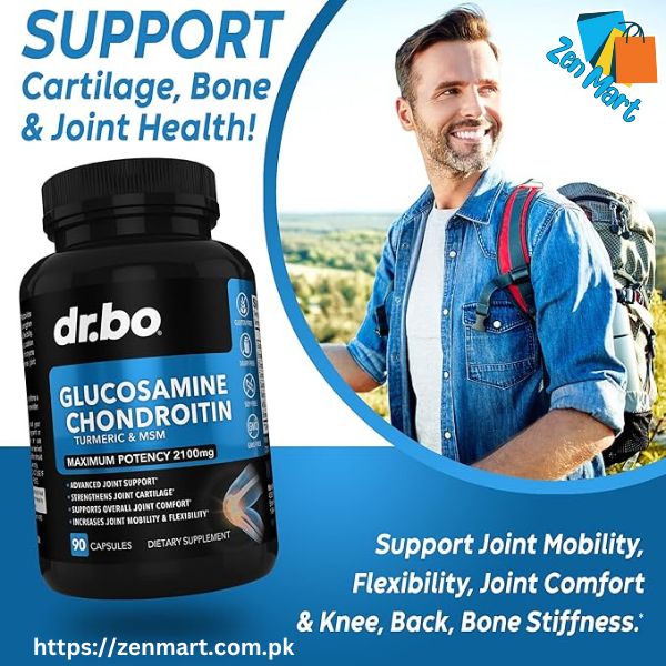 Dr Bo Glucosamine Chondroitin Maximum Potency 2100mg