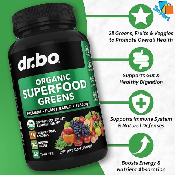 Dr Bo Organic Superfood Greens Formula