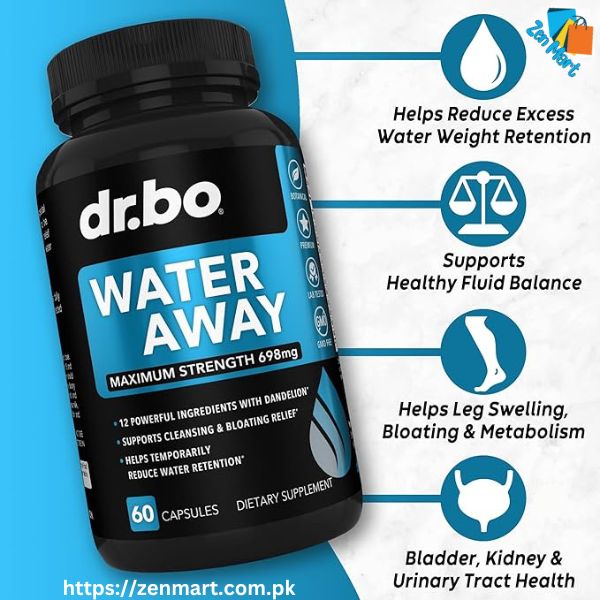 Dr Bo Water Away Maximum Strength 698mg Capsules