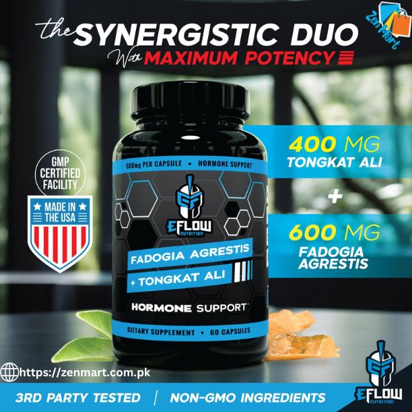 EFlow Nutrition Fadogia Agrestis Plus Tongkat Ali Supplements Price