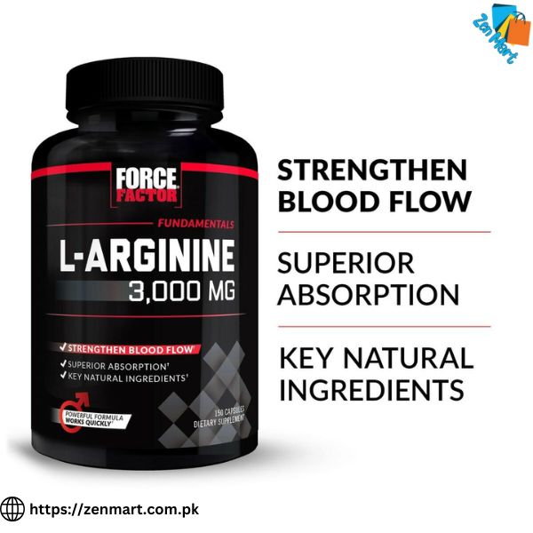 Force Factor L Arginine 3000mg Capsules Price
