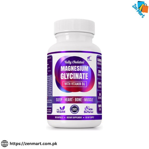 Fully Chelated Magnesium Glycinate with Vitamin B6 Capsules Price