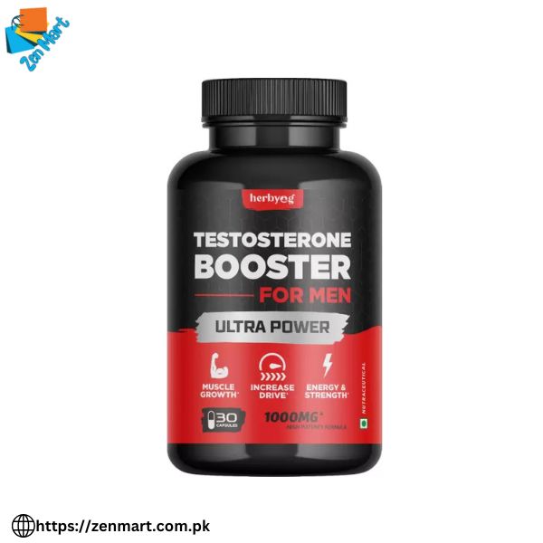 Herbyog Testosterone Booster For Men Capsules Ultra Power