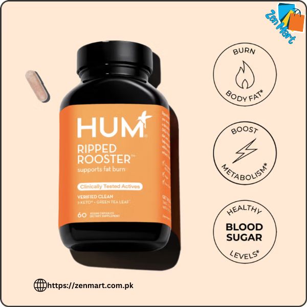 Hum Ripped Rooster Support Fat Burn Capsules Price