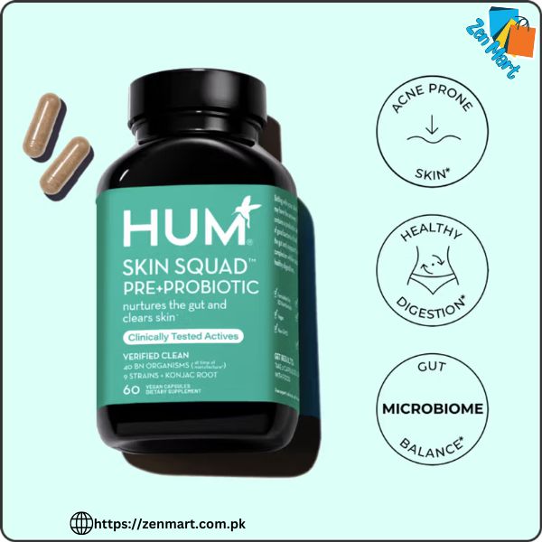 Hum Skin Squad Pre Plus Probiotic Capsules