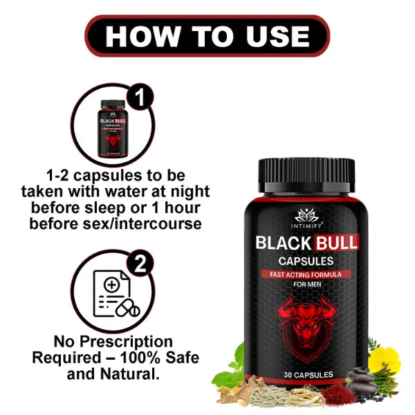 Intimify Black Bull Capsules In Pakistan