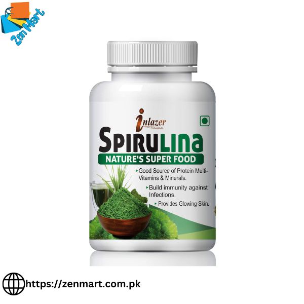 Inlazer Spirulina Natural Superfood 180 Capsules