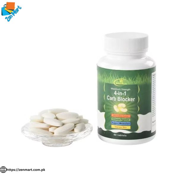 Maximum Strength 4 in 1 Carb Blocker Tablets