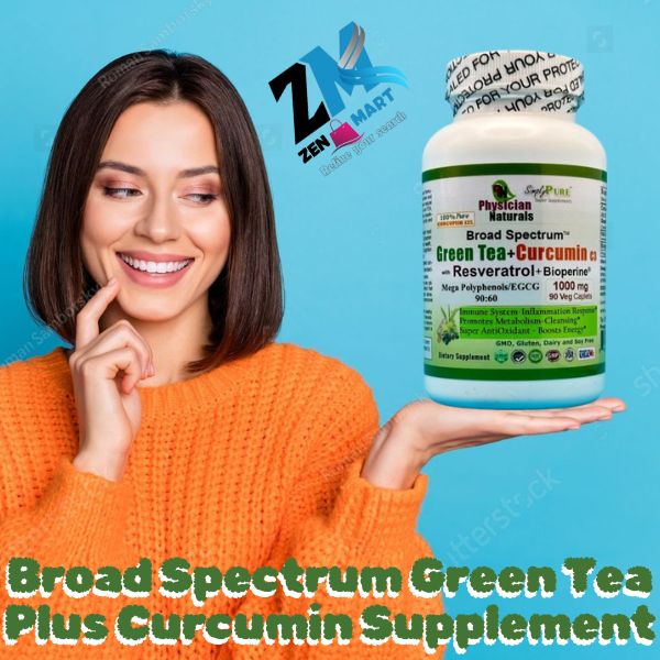 Broad Spectrum Green Tea Plus Curcumin Supplement