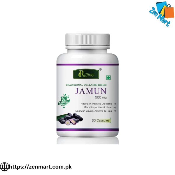 Riffway Jamun 500 mg For Diabetes Capsules