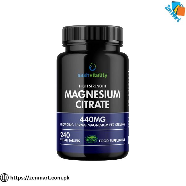 Sash Vitality High Strength Magnesium Citrate 440mg Tablets