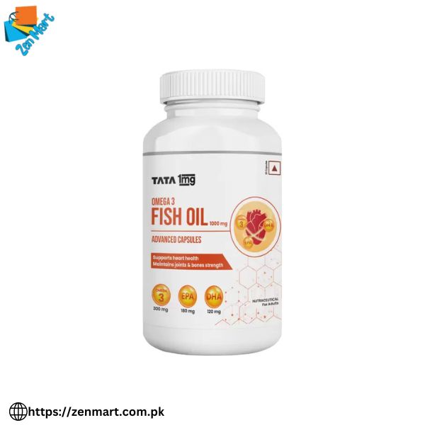 Tata 1mg Omega 3 Fish Oil Capsules