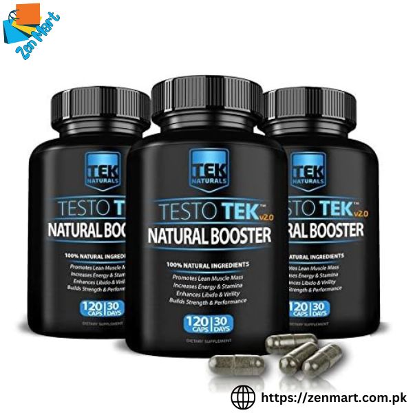 Testo TEK Natural Booster Capsules