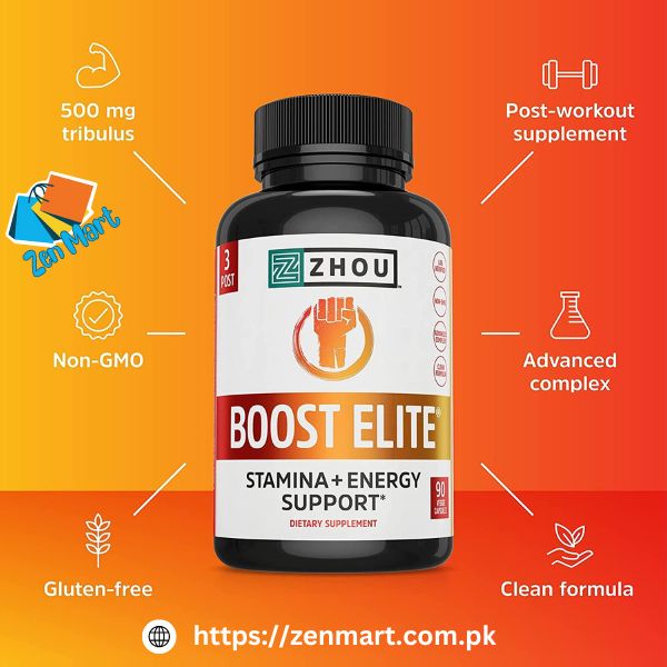 Boost Elite Stamina Plus Energy Support Capsules