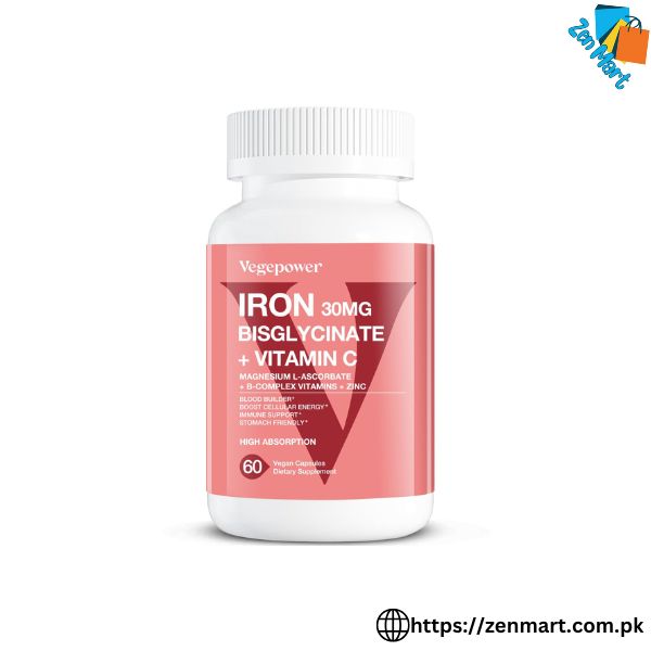 Vegepower Iron Bisglycinate Vitamin C Capsules Price