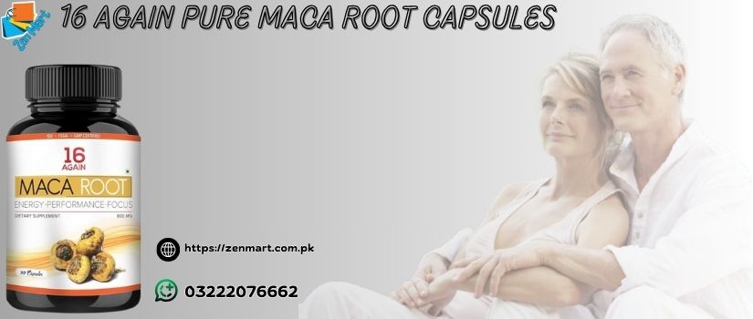 16 Again Pure Maca Root Capsules Price in Pakistan, Lahore, Karachi, Islamabad - 03222076662