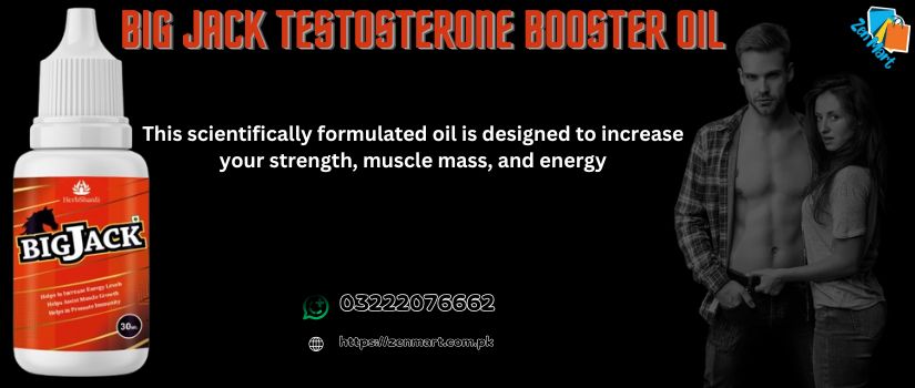 Big Jack Testosterone Booster Oil Price in Pakistan, Lahore, Karachi, Islamabad - 03222076662