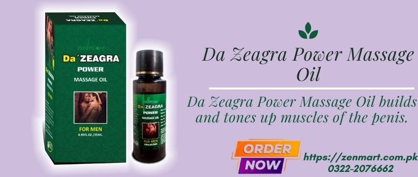 Da Zeagra Power Massage Oil Price in Pakistan, Order Now - 03222076662