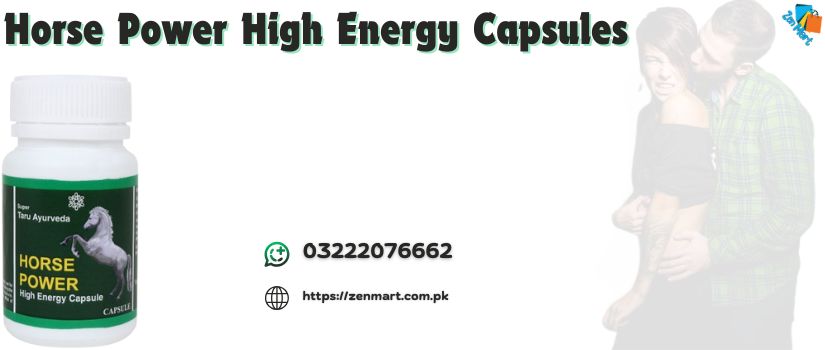 Horse Power High Energy Capsules Price in Pakistan, Lahore, Karachi - 03222076662