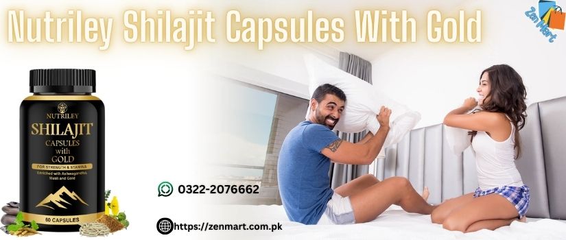 Nutriley Shilajit Capsules With Gold Price in Pakistan, Lahore, Islamabad - 03222076662