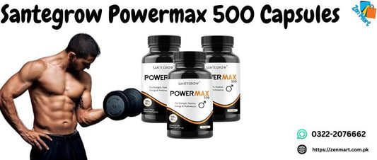 Santegrow Powermax 500 Capsules Price in Pakistan, Lahore, Karachi - 03222076662