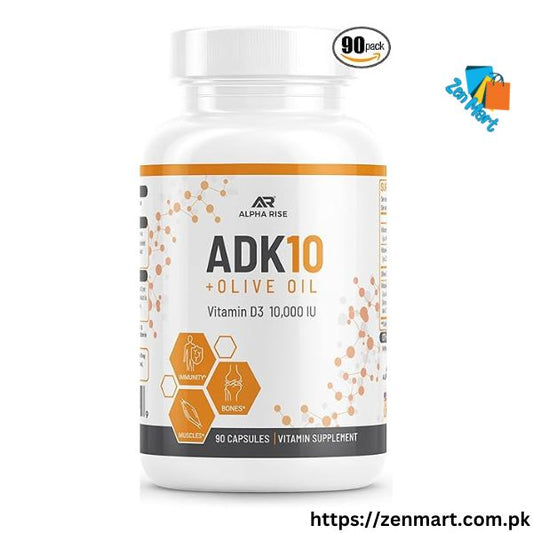 Alpha Rise Adk 10 Plus Olive Oil Capsules