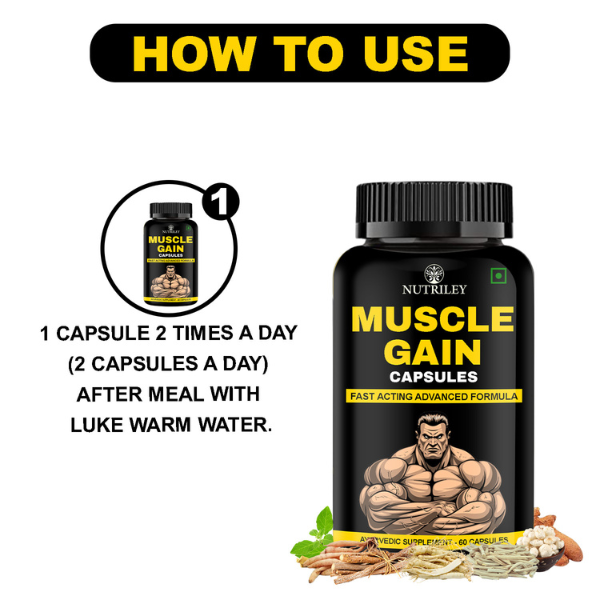 Nutriley Muscle Gain Capsule In Pakistan