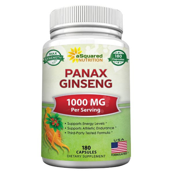 Asquared Nutrition Panax Ginseng Capsules