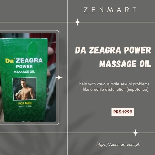 Da Zeagra Power Massage Oil For Men at Best Online Price In Pakistan