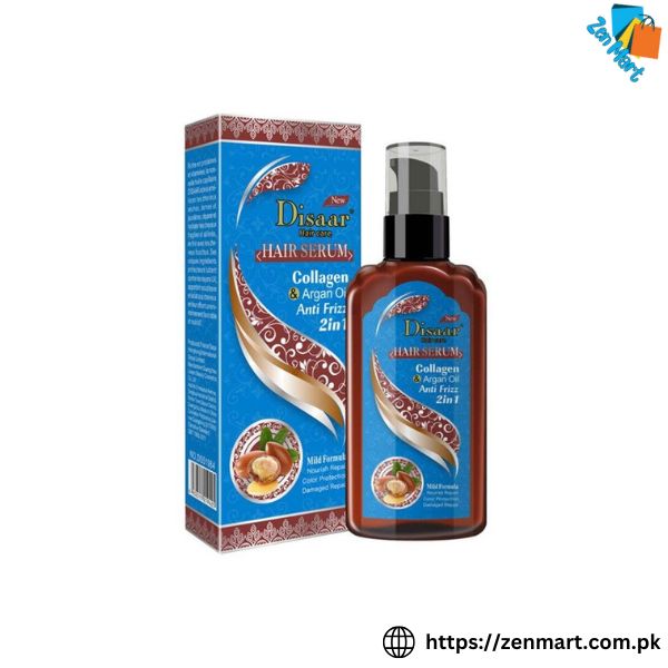 Disaar 2 In 1 Argan Oil Anti Frizz Hair Serum Price in Pakistan