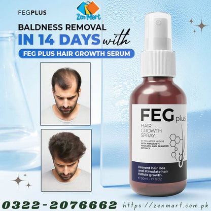 Feg Plus Hair Growth 50ml Spray Price in Pakistan
