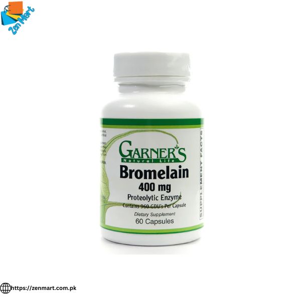 Garners Bromelain 400 mg Proteolytic Enzyme Capsules
