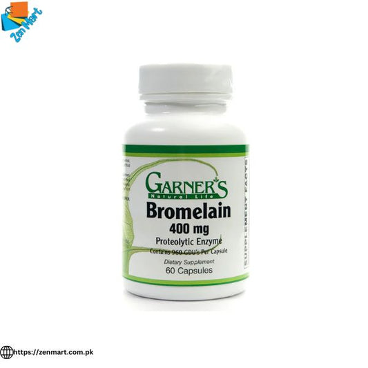 Garners Bromelain 400 mg Proteolytic Enzyme Capsules
