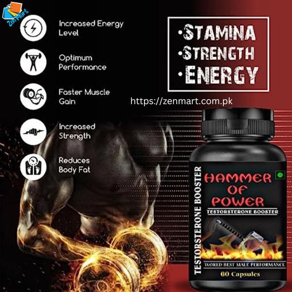 Hammer Power Capsules For Testosterone Booster