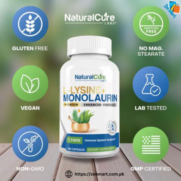 L Lysine Plus Monolaurin Capsules