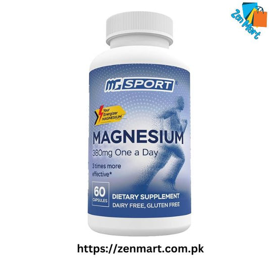 Mgsport Magnesium 380 mg Capsules