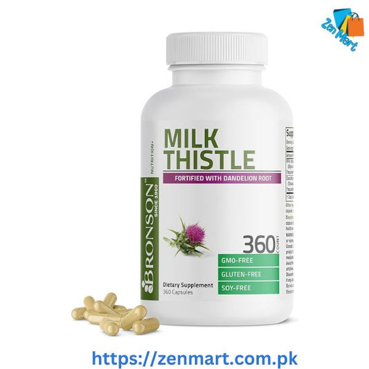 Milk Thistle Fortified With Dandelion Root Capsules