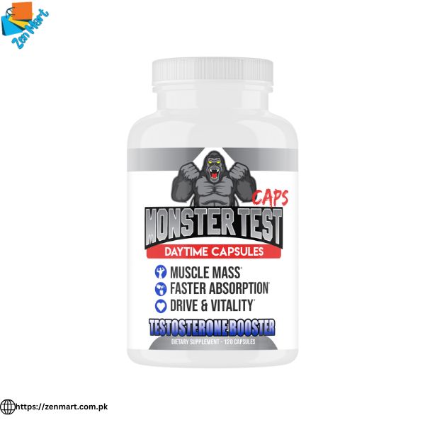 Monster Test Daytime Capsules For Drive & Vitality
