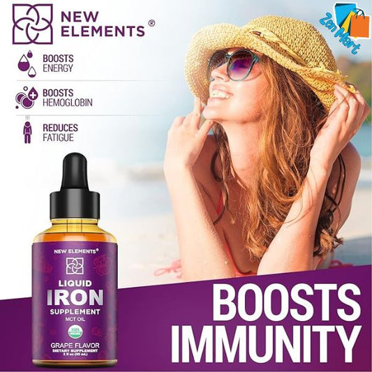 New Elements Liquid Iron Supplement