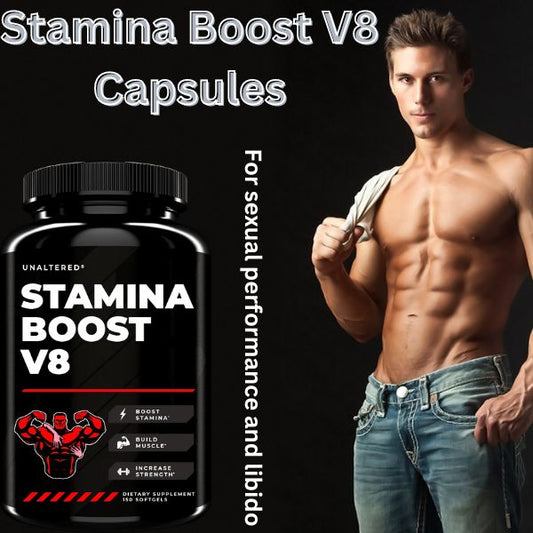 Stamina Boost V8 Capsules In Pakistan