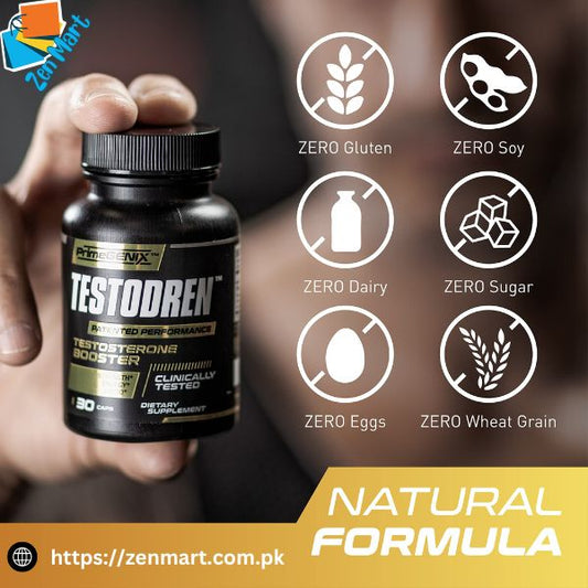 Primegenix Testodren Testosterone Booster Capsules